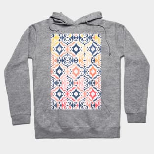 Tropical Ikat Damask Hoodie